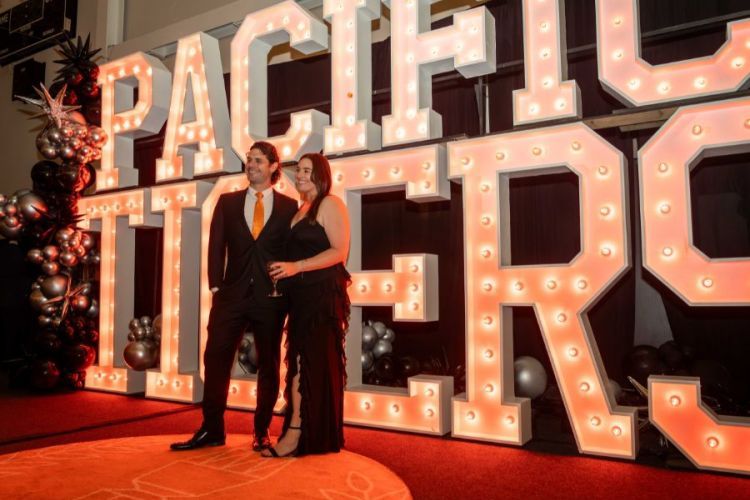 Black and Orange Ball